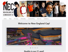 Tablet Screenshot of newenglandcap.com